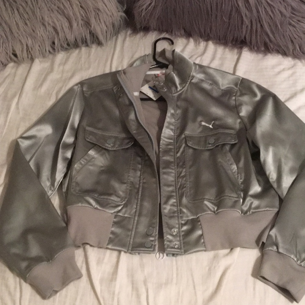 Puma cropped style lightweight jacket